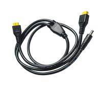 LIXINTIAN 14AWG XT60 Y Cable divisor XT60 Conector hembra XT60 a DC5525 macho XT60 hembra Cable adaptador de corriente para batería RC Estación de energía solar portátil y panel solar (1 m)