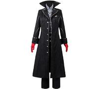 Lixinya Akira Kurusu - Disfraz de anime, Halloween, carnaval, fiesta, Halloween, cosplay, juego de disfraz para hombre (L, negro)