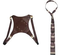 Lixinya Juego de rol, Halloween, fiesta de carnaval, loki, cosplay, accesorio de disfraz con frenillos y corbatas