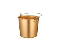 LIXIONGQUANLAL Ice Bucket， Cubo de pellets de Hielo, Cubo de Hielo Creativo, Barra de llenado, Cubo de Hielo, Cubo for Aperitivos, Mini Cubo de Vino de tamaño pequeño portátil,Drink Buckets(Gold)