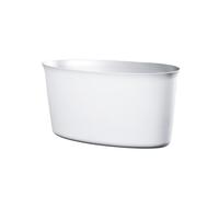 LIXIONGQUANLAL Ice Bucket， Enfriador de Vino for Restaurante con Cubo de Hielo Grande for champán,Drink Buckets(White)