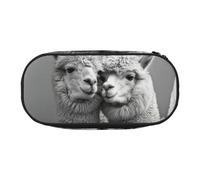 LIXLZH I Love Alpacas - Estuche unisex con estampado de alpacas para viaje, bolsa de maquillaje de moda, organizador de artículos de tocador