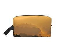 LIXLZH Mountain View at Sunrise - Neceser organizador de accesorios para artículos de aseo de viaje portátil, color blanco, talla única, color blanco, talla única, White, Talla única