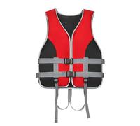LIXQQS Chaleco Salvavidas Adulto e Infantil: Ayuda a la Flotación con Silbato y Correas Chaleco Flotante 30-120 kg(Red2,XL)