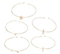 LIXSAZSE 1 Juego de de aleación cobre para mujer, repuesto galvanizado elegante que no se desvanece, brazalete para chicas, joyería, regalo cumpleaños