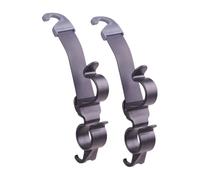 LIXSAZSE 2 unids/Set Soporte para Paraguas de Maletero de Coche, Estante para Paraguas al Alcance y Colgador Ropa Viaje plástico organizado con Estilo para Maletero