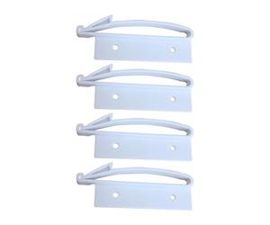 LIXSAZSE 4 unids/set cerradura de protección segura para niños para armarios y cajones ABS cerradura de cajón protección seguridad para bebés