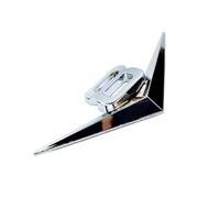 LIXSAZSE Accesorios de Coche para Coches Elegantes y geniales, Insignia de Emblema, Accesorios aleación Zinc para Pegatina Coche, Emblema, Insignia V8, V8: Plata