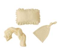 LIXSAZSE Accesorios de fotografía para recién Nacidos, Almohada de Ayuda para posar, Cien días para bebés, niños y niñas, Sombrero Suave, imágenes de Estudio, Herramienta Auxiliar, Amarillo Claro