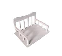 LIXSAZSE Accesorios de fotografía recién Nacido Cama de para Madera Banco bambú niños niñas Muebles auxiliares Hechos a Mano Cien días Llena