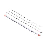 LIXSAZSE Accesorios versátiles para cañas de Pescar Características de Repuesto Accesorio para Lance Largo Que Hace Que Cada Viaje de Pesca Sea Memorable Caña para Carpas, Tipo 4133 Carbono