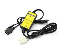 LIXSAZSE Adaptador de Audio Para AUX USB para coche, cambiador de CD, Control del volante, MP3 automático, música Digital, Cable datos auxiliar, accesorio para vehículo