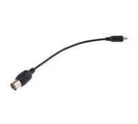 LIXSAZSE Adaptador de cable MCX a IEC que garantiza conexiones confiables para comunicaciones digitales y necesidades de antena. Cable coaxial MCX macho a IEC hembra. Adaptador coaxial RF.