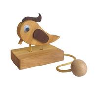 LIXSAZSE Aldaba de Para madera para puerta de entrada que atrae la atención con sus detalles pájaro carpintero. Ideal para cualquier puerta entrada, negocio, habitación, oficina, porche, regalo