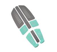 LIXSAZSE Alfombrilla Ajustable para Barco, para Deportes acuáticos, de Colores Brillantes, con EVA para Surf y Paddleboarding. Esta Almohadilla de tracción para Cubierta es un, Gris Verde