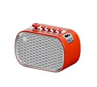LIXSAZSE Altavoz Bluetooth de Gran Volumen, inalámbrico, con función de Apagado automático y función de Apagado automático para Tarjeta TF, diseñado, Jiao Tang Hong