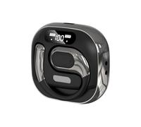 LIXSAZSE Auriculares inalámbricos cómodos con función de reducción de Ruido para viajeros ocupados Que presentan un Brillo Sedoso y un diseño Compacto, Negro