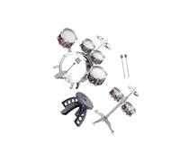 LIXSAZSE Batería de jazz infantil con taburete. Jóvenes músicos listos para rockear y descubrir talentos musicales. Los niños pueden experimentar un conjunto completo de