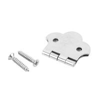 LIXSAZSE Bisagra de guitarra de 3 cuerdas, portátil, profesional, Universal, desmontable, chapado en latón, piezas traseras con tornillos de montaje
