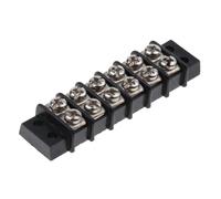 LIXSAZSE Bloque de terminales de fusibles 8 entradas para embarcaciones, duradero, con cada par tornillos aislado, lo que garantiza la máxima seguridad. Bloque terminales 6 circuitos y 30 A, barra