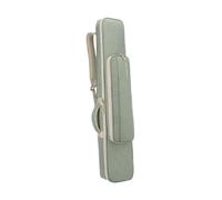 LIXSAZSE Bolsa de almacenamiento para erhu con asa ajustable, suave, acolchada, de tela Oxford, ligera, cómoda de llevar, resistente al desgaste y lavable, Verde, 91x17x14cm