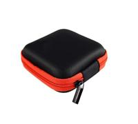 LIXSAZSE Bolsa para Auriculares Paquete Deportivo Digital Paquete de Accesorios para Ciclismo Moda Bolsillo de Cuero MP3 MP4 Mini Bolsas Almacenamiento, Rojo, 1 Stück