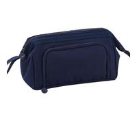 LIXSAZSE Bolsas de lápices Caja de Almacenamiento Multifuncional Gran Capacidad Papelería Tela Color sólido Útiles Escolares Niños Oficina, Armada