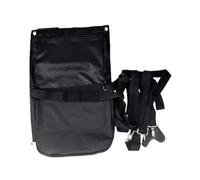 LIXSAZSE Bolsas para estiércol equino, organizador de aparejos, fácil limpieza, portátil, ajustable, para silla de montar, transporte ecuestre, pañal para caballo, bolsa para , Negro , 42 x 38 cm