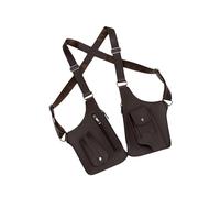 LIXSAZSE Bolso Bandolera Moderno y de Ocio, Ideal para Llevar Debajo del Brazo, Ideal para Diario y escapadas de Fin de Semana, para Deportes al Aire Libre, para Guardar el, Marrón, 27.5 x 31 cm