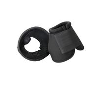 LIXSAZSE Botas Impermeables de Tela Oxford con Cascabel de Caballo para Mayor Durabilidad y Comodidad, Relleno de Goma, Entrenamiento Ecuestre Absorbente de Golpes, Negro, Metro
