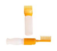 LIXSAZSE Botella de peine para tinte de cabello única que permite una fácil aplicación y medición precisa con una práctica escala graduada Botella aceite para cabello vacía Herramientas permanente