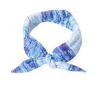 LIXSAZSE Bufanda refrescante para Perros | Combate el Calor y refresca a tu Mascota | Collar refrescante para Gatos y Perros Chongqilao, Azul, S