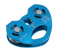 LIXSAZSE Cable Zip Line, polea de Ruedas, poleas de Doble Velocidad para montañismo, Accesorios para Exteriores, Suministros para Deportes Extremos, Fuerza de 25KN