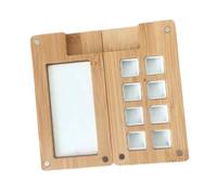 LIXSAZSE Caja de paleta de acuarela de viaje con bandeja de pintura vacía, práctica para artistas que buscan llevarla siempre consigo. Mini caja de pintura, Sin clip, 6x6 cm