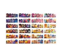 LIXSAZSE Calcomanías para uñas Lovely Fashion Maple Calcomanías Impresión Manicure Beauty Sliders Adhesivo Decoraciones Girls Salon, ochocientos sesenta y cuatro, BN863