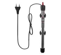 LIXSAZSE Calentador de acuario de invierno y otoño, reemplazo sumergible portátil, unidad térmica de doble perilla de temperatura, calentador de pecera EU, 50W