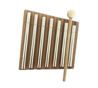 LIXSAZSE Campana de viento de aleación y Para madera para el aula. Juguetes musicales para niños. Diversión educativa y de atención plena. Campana de viento de aleación y, 7 tonos