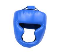 LIXSAZSE Casco de Boxeo, Equipo de Entrenamiento, Protector de Cabeza, Equipo de protección, Casco de Boxeo, Transpirable, Kickboxing, excelente para técnicas de Sparring, de, Azul, Adulto