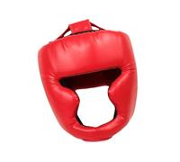 LIXSAZSE Casco de Boxeo, Equipo de Entrenamiento, Protector de Cabeza, Equipo de protección, Casco de Boxeo, Transpirable, Kickboxing, excelente para técnicas de Sparring, de, Rojo, Niños