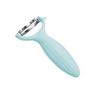 LIXSAZSE Cepilladora de maíz con dientes de hoja para descascarar el maíz forma rápida y sencilla, el doble resultado con la mitad del esfuerzo en trabajo, utensilios domésticos cocina, Azul