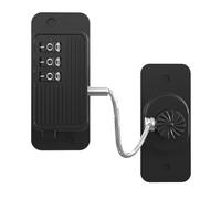 LIXSAZSE Cerraduras para refrigerador, cerraduras para niños para gabinetes y cajones, cerradura de seguridad para refrigerador, cerradura de ABS para congelador vertical, A