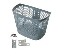 LIXSAZSE Cesta de bicicleta para perros desmontable de fácil instalación para llevar a tus mascotas pequeñas a aventuras al aire libre durante paseos de, Gris, 33 x 22.5 x 25 cm