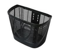 LIXSAZSE Cesta para bicicleta vintage, impermeable, fácil de instalar, para guardar en el manillar, para diario, ideal para ir de compras, ciclismo, resistente, tejida a mano, Negro