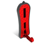 LIXSAZSE Clavijas de pie para coche, portaequipajes para techo, reposapiés para puerta de camión SUV, pies plegables, escaleras, pedales, escalones para equipaje, accesorios para puerta, Rojo