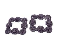 LIXSAZSE Clips Decorativos para Zapatos, Adornos para Zapatos de Diamantes de imitación, Hebillas para Novia, deconstrucción innovadora Que realza la sofisticación, Apliques Diamantes