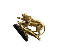 LIXSAZSE Colección de estatuas y figuritas de Tigre, Pieza única Arte Resina para Sala Estar, Dormitorio, Oficina, Accesorio decoración, Adorno, Regalo Decorativo Resina con Base.