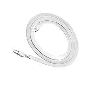 LIXSAZSE Collar de plata Unisex decorativo Color sólido galvanizado elegante reemplazo gargantilla joyería ornamento regalo de cumpleaños, 50cm