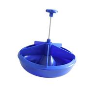 LIXSAZSE Comedero versátil para lechones, comedero de arrastre, bebedero duradero, platos para aves de corral, bebederos espesados, comederos, cuencos para aves corral, bebederos.