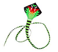 LIXSAZSE Cometa de Serpiente Divertida Exterior de Larga Distancia, Hilo de Vuelo de Cola, Juguetes con Mango, jardín, Camping, Juguete para Adultos, Buen Patio, césped, 11M