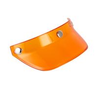 LIXSAZSE Cubierta de Visera para Motocicleta, Ligera, Ajustable, Adecuada para Todo Tipo de Motocicletas, Protector Solar, Protector contra el Viento, Naranja, 18 x 7.5 cm